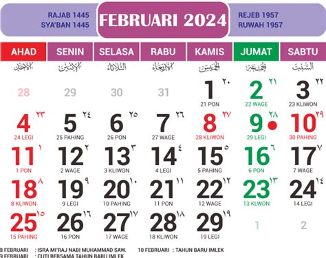 tgl 8 februari 2024 hari apa